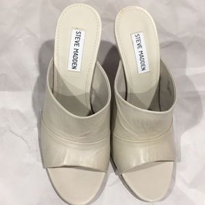Steve Madden Backless Open Toe Heels